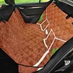 Softball Playing Field Print Pet Car Back Seat Cover