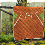 Softball Playing Field Print Quilt