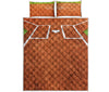 Softball Playing Field Print Quilt Bed Set