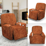 Softball Playing Field Print Recliner Slipcover