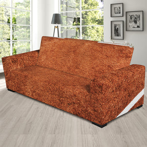 Softball Playing Field Print Sofa Slipcover