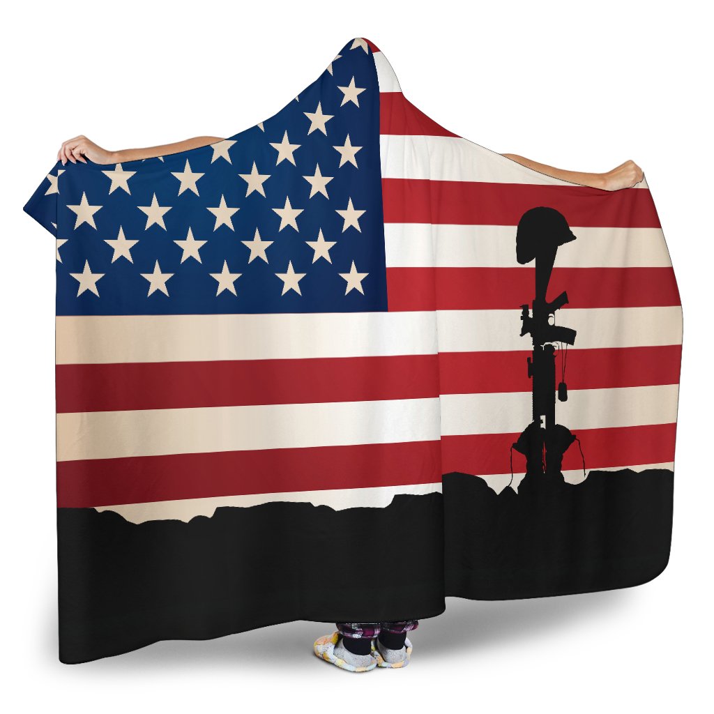Soldier Memorial Hooded Blanket GearFrost