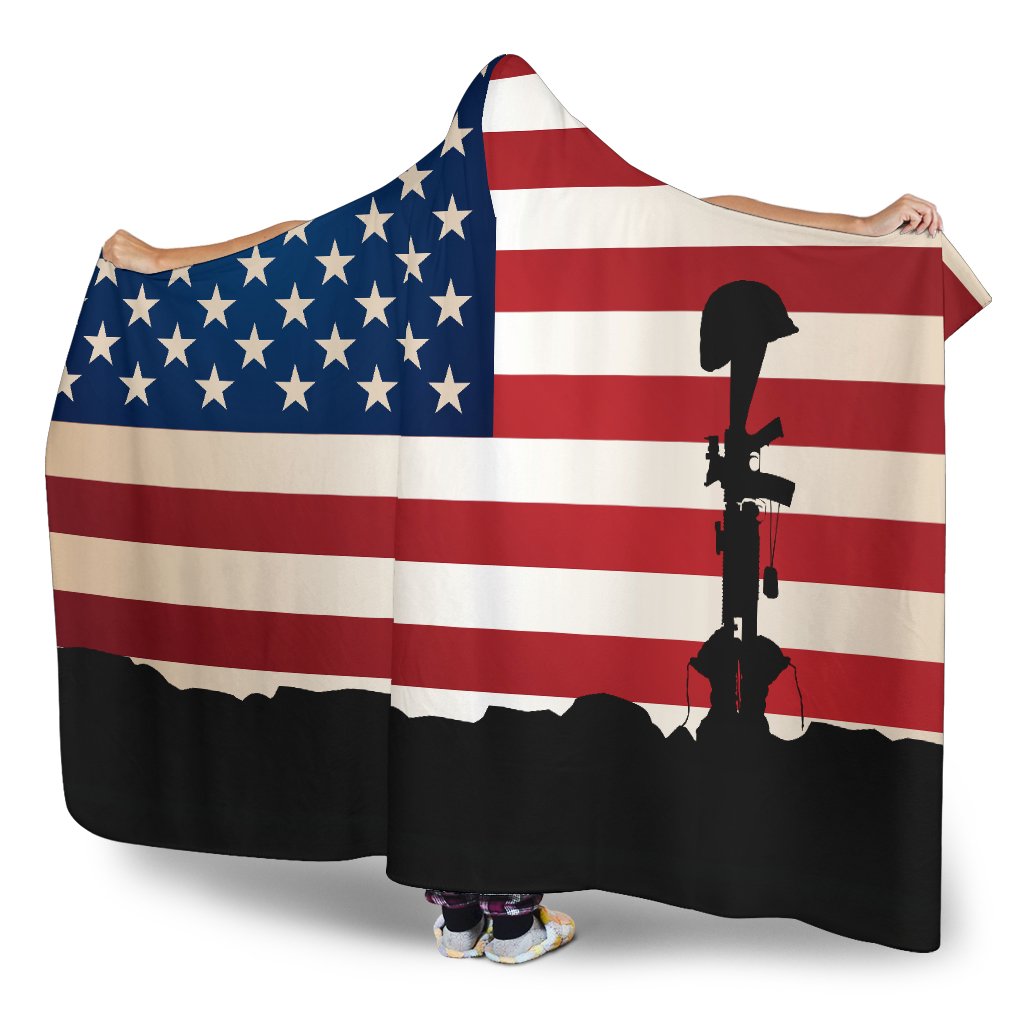 Soldier Memorial Hooded Blanket GearFrost