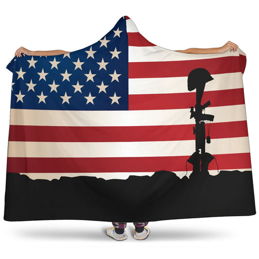 Soldier Memorial Hooded Blanket GearFrost