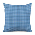 Solf Blue Tattersall Pattern Print Pillow Cover