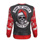 Sons of Santa North Pole Ugly Christmas Unisex Crewneck Sweatshirt GearFrost