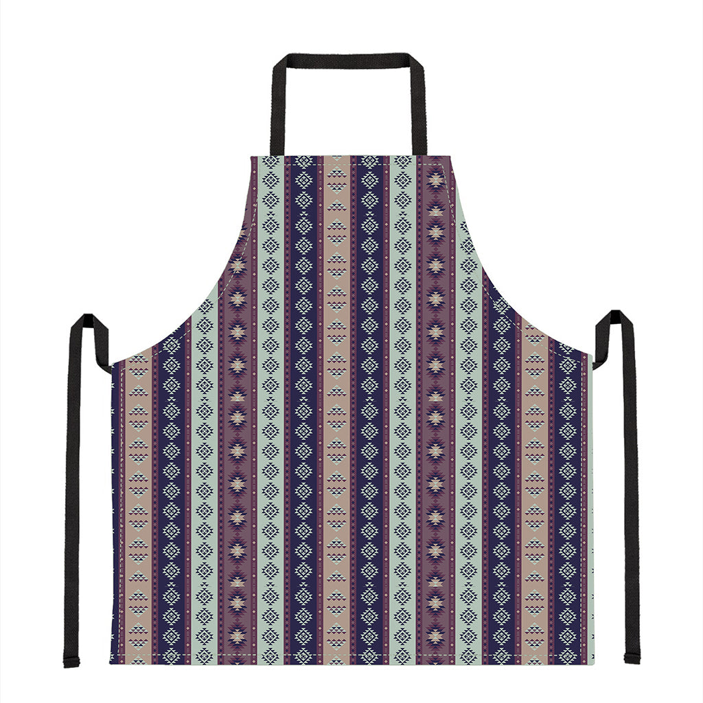 Southwestern Stripe Pattern Print Apron