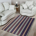 Southwestern Stripe Pattern Print Area Rug