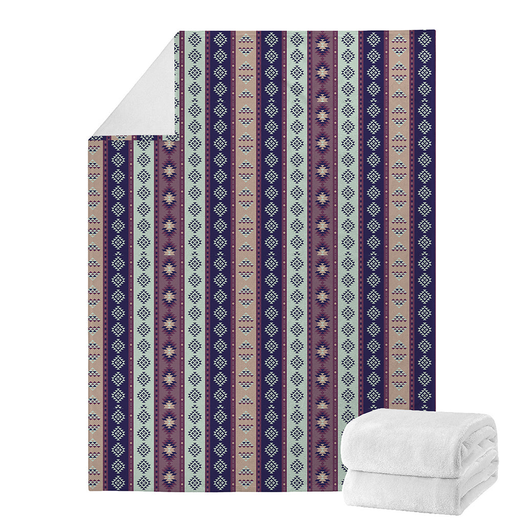 Southwestern Stripe Pattern Print Blanket