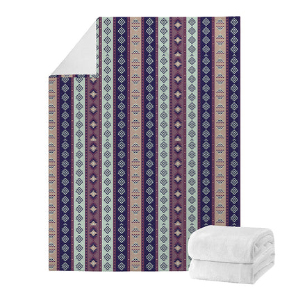 Southwestern Stripe Pattern Print Blanket