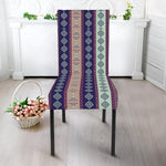 Southwestern Stripe Pattern Print Dining Chair Slipcover