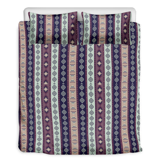 Southwestern Stripe Pattern Print Duvet Cover Bedding Set