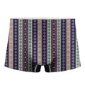 Southwestern Stripe Pattern Print Men's Boxer Briefs