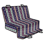 Southwestern Stripe Pattern Print Pet Car Back Seat Cover