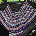 Southwestern Stripe Pattern Print Pet Car Back Seat Cover