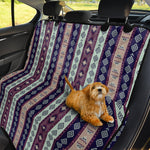 Southwestern Stripe Pattern Print Pet Car Back Seat Cover