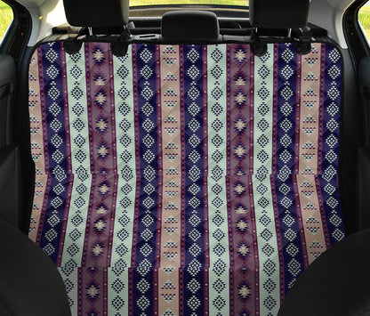 Southwestern Stripe Pattern Print Pet Car Back Seat Cover