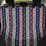 Southwestern Stripe Pattern Print Pet Car Back Seat Cover