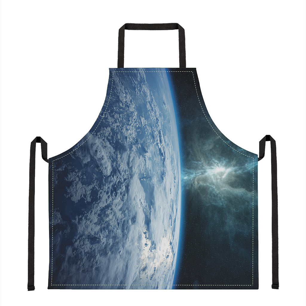 Space And Earth Print Apron