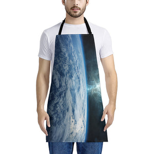 Space And Earth Print Apron