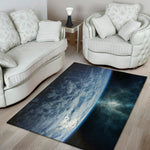 Space And Earth Print Area Rug