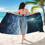 Space And Earth Print Beach Sarong Wrap