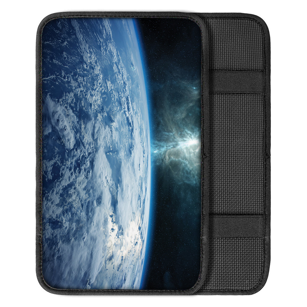 Space And Earth Print Car Center Console Cover