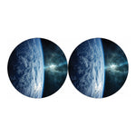 Space And Earth Print Car Coasters