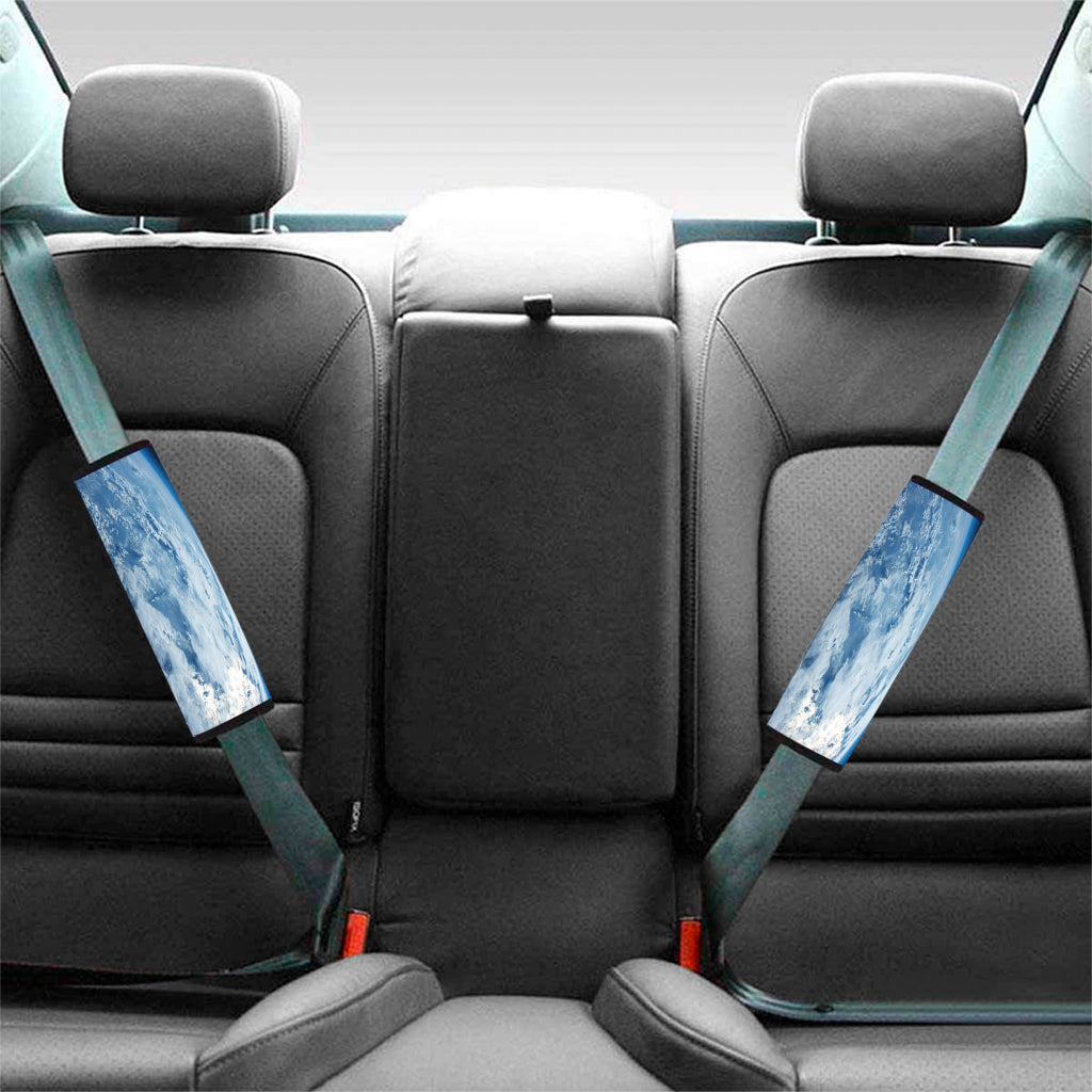 Space And Earth Print Car Seat Belt Covers