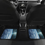 Space And Earth Print Front and Back Car Floor Mats