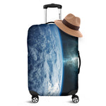 Space And Earth Print Luggage Cover