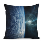 Space And Earth Print Pillow Cover