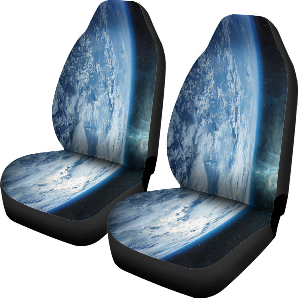 Space And Earth Print Universal Fit Car Seat Covers