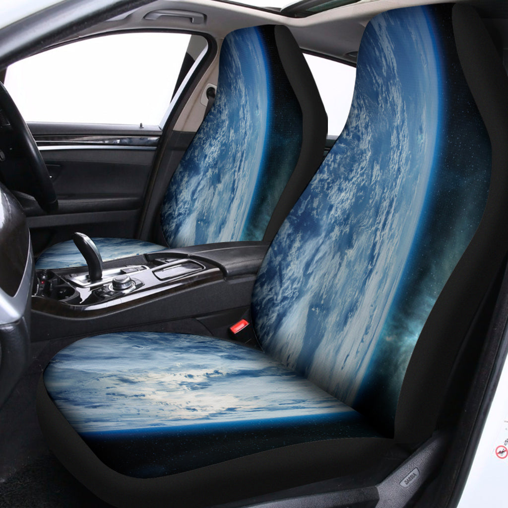 Space And Earth Print Universal Fit Car Seat Covers