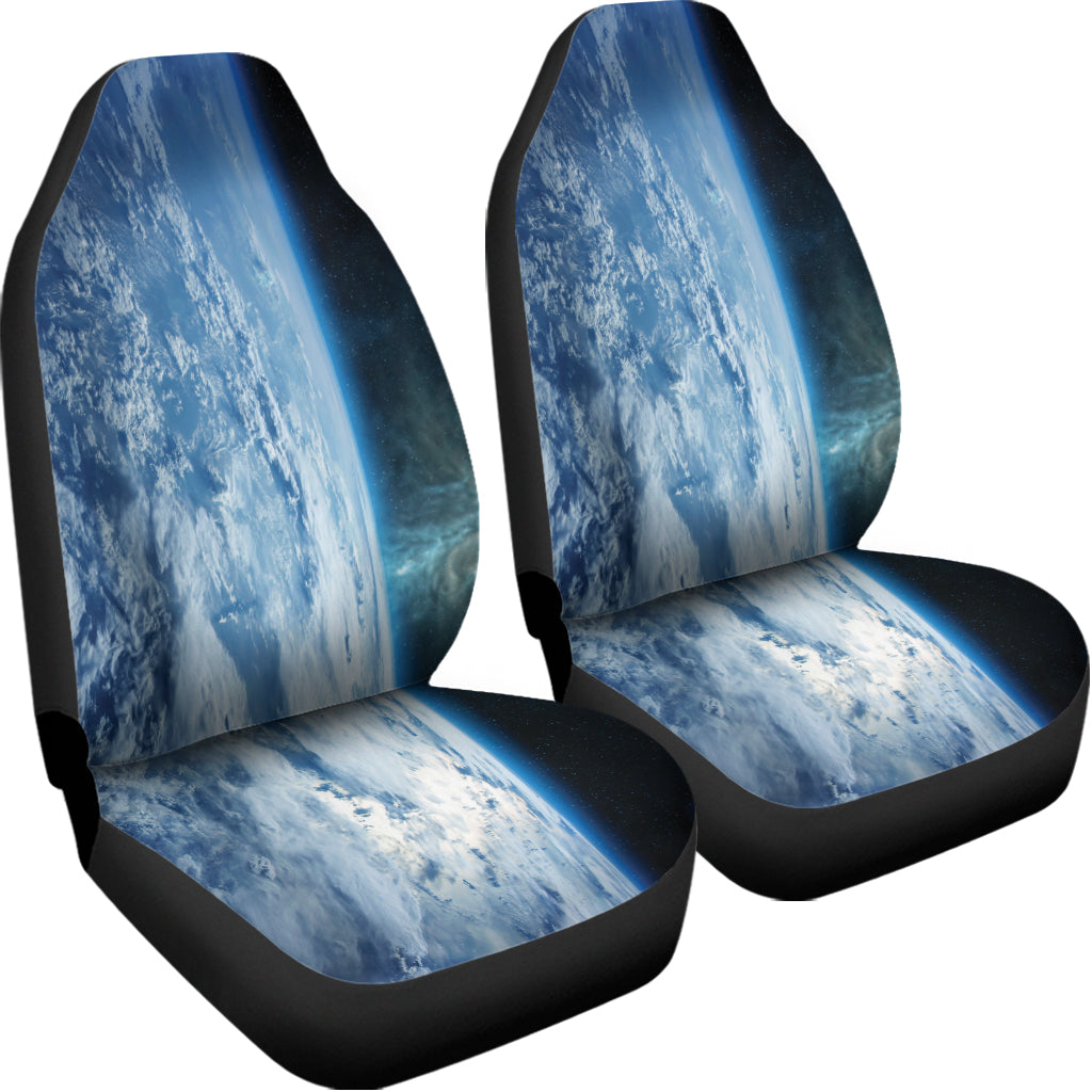 Space And Earth Print Universal Fit Car Seat Covers