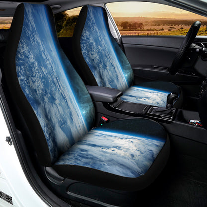 Space And Earth Print Universal Fit Car Seat Covers