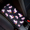 Space Astronaut Unicorn Pattern Print Car Center Console Cover