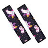 Space Astronaut Unicorn Pattern Print Car Seat Belt Covers