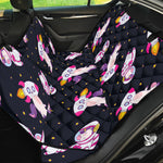 Space Astronaut Unicorn Pattern Print Pet Car Back Seat Cover