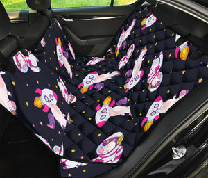 Space Astronaut Unicorn Pattern Print Pet Car Back Seat Cover