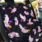 Space Astronaut Unicorn Pattern Print Pet Car Back Seat Cover