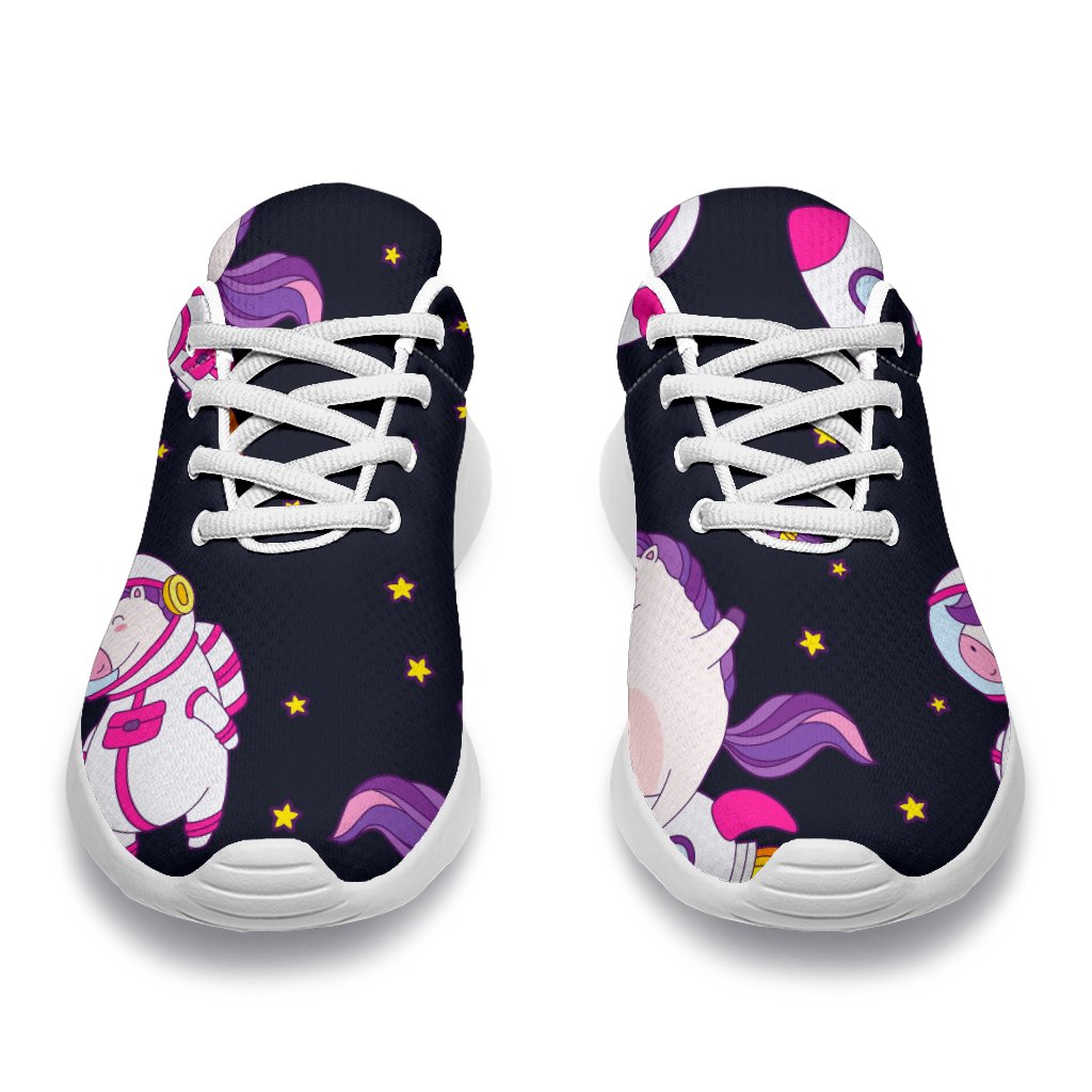 Space Astronaut Unicorn Pattern Print Sport Shoes GearFrost