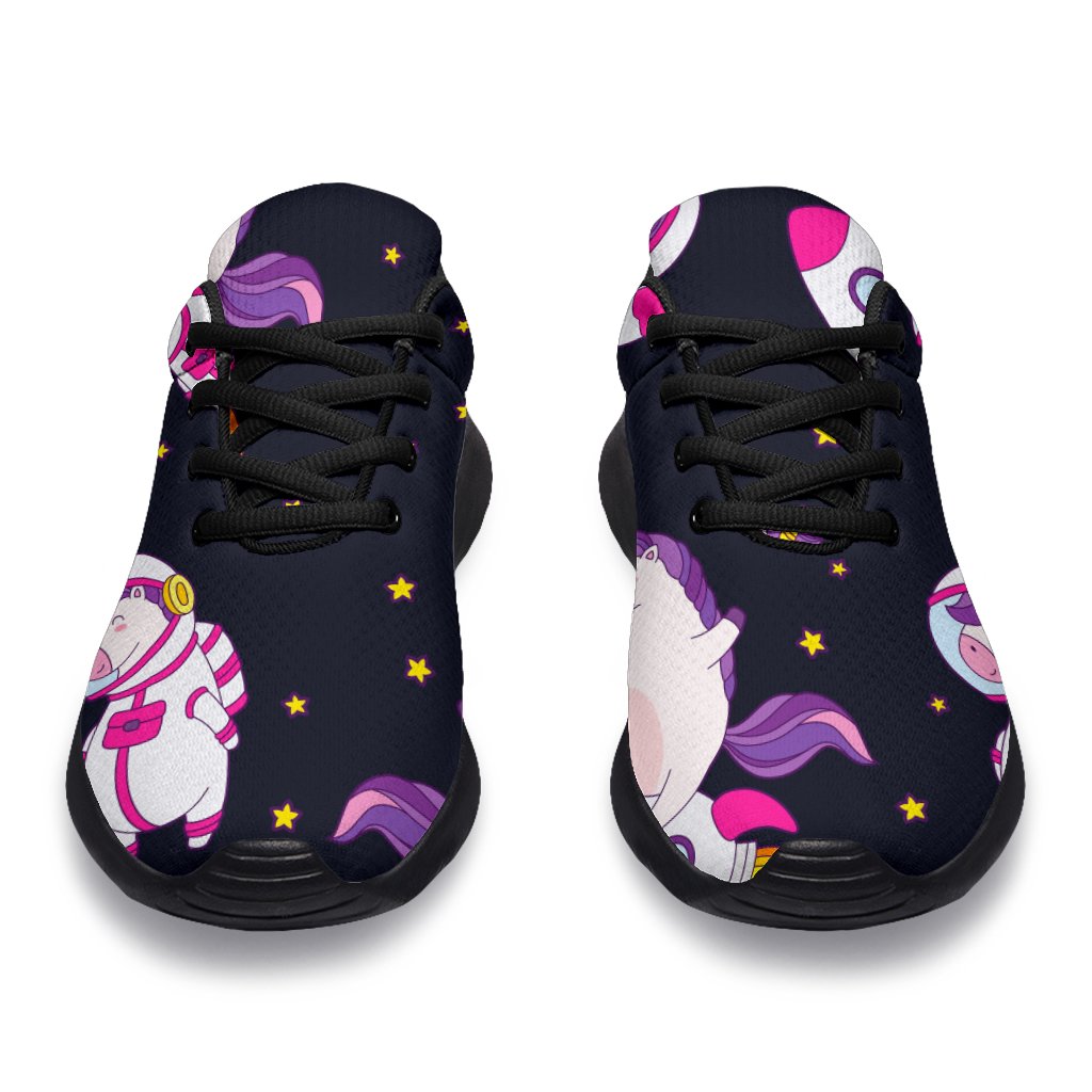 Space Astronaut Unicorn Pattern Print Sport Shoes GearFrost