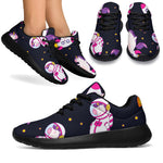 Space Astronaut Unicorn Pattern Print Sport Shoes GearFrost