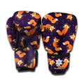 Space Fox Pattern Print Boxing Gloves