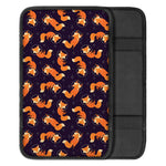 Space Fox Pattern Print Car Center Console Cover