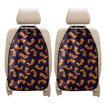 Space Fox Pattern Print Car Seat Organizers
