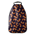 Space Fox Pattern Print Car Seat Organizers