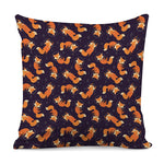 Space Fox Pattern Print Pillow Cover