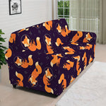 Space Fox Pattern Print Sofa Cover